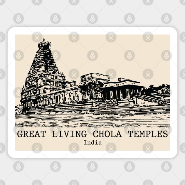 Great Living Chola Temples - India Magnet by Lakeric